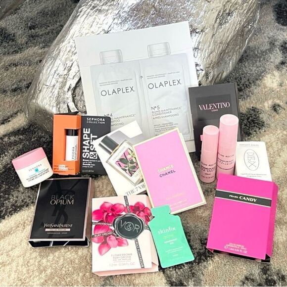 LUNAR BAG SAMPLES -13 PIECES. SKIN CARE ,MAKE UP HAIR CARE AND FRAGRANCE - Picture 8 of 9